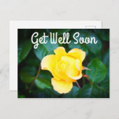 早く回復して ウォーキング・オン・サンシャイン ローズ #1 ポストカード (正面/裏面)