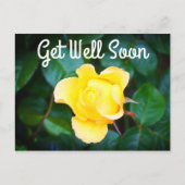 早く回復して ウォーキング・オン・サンシャイン ローズ #1 ポストカード (正面)