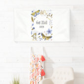 早く回復して ブルー 3x5 ヴィニール バナー 横断幕 (インサイチュ)