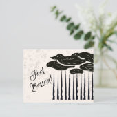 早く回復して ポストカード (スタンド正面)