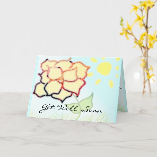 早く回復する カード (黄色い花)