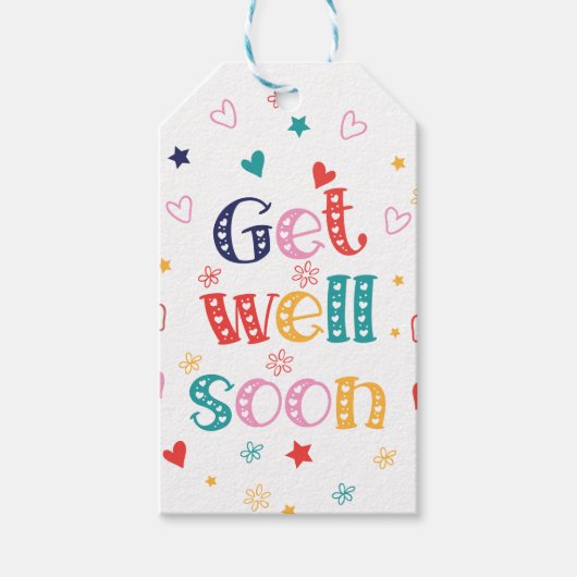 早く回復する ギフトタグ (正面)