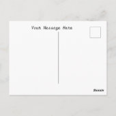 早く回復する |コーン付き猫 ポストカード (裏面)