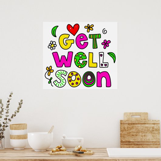 早く回復する ポスター (キッチン)