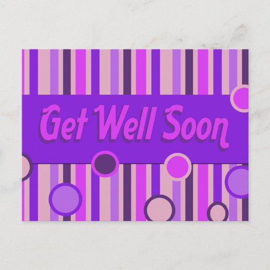 早く回復する ポストカード (正面)