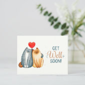 早く回復する ポストカード (スタンド正面)