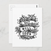 早く回復する ポストカード (正面/裏面)