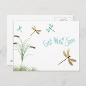 早く回復する ポストカード (正面/裏面)