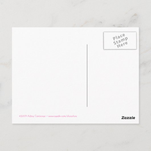 早く回復する ポストカード (裏面)