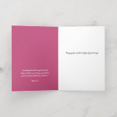 早く回復する 箔グリーティングカード (内側レイダウン)