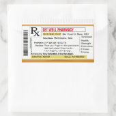 早く回復する 長方形シール (バッグ)