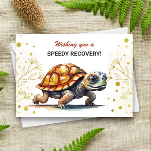早く回復の亀が元気に カード