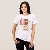 早く売れる限定版ドロップ トライブレンドＴシャツ (正面全面)