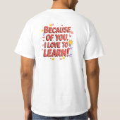 早く売れる！バイラルキュートなタイポグラフィTシャツ Tシャツ (裏面)