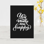 早く夫婦生活が始まる カード (黄色い花)