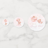 早く待てよ！テディベア赤ちゃんシャワー コンフェッティ (正面)