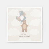 早く待てよ |ニュートラルブルーボーイ スタンダードカクテルナプキン (正面)