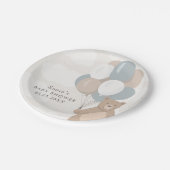 早く待てよ |ニュートラルブルーボーイ ペーパープレート (アングル)