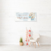 早く待てよ！バルーン赤ちゃんシャワーへようこそ 横断幕 (インサイチュ)