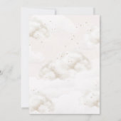 早く待てよ!ベアーベージュバルーンベビーシャワー 招待状 (裏面)