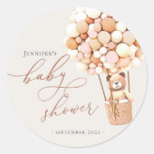 早く待てよ！ベビーシャワークラシックラウンドスティック ラウンドシール (正面)