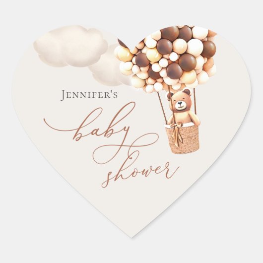 早く待てよ！ベビーシャワーハートシール ハートシール (正面)