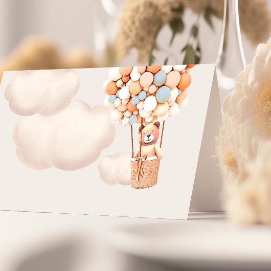 早く待てよ！ベビーシャワー座席表 プレイスカード