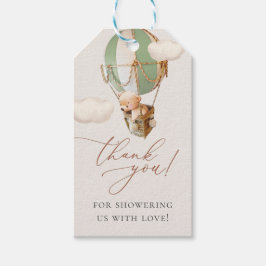 早く待てよ!ベビーシャワー招待状ギフトTa ギフトタグ