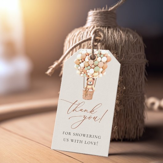 早く待てよ！ベビーシャワー招待状ギフトTa ギフトタグ