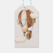 早く待てよ！ベビーシャワー招待状ギフトTa ギフトタグ (裏面)