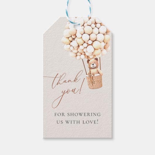 早く待てよ!ベビーシャワー招待状 ギフトタグ (正面)