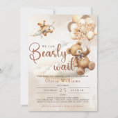 早く待てよ！ベビーシャワー招待状 招待状 (正面)