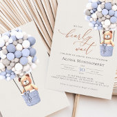 早く待てよ！ベビーシャワー招待状 招待状