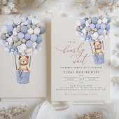 早く待てよ！ベビーシャワー招待状 招待状