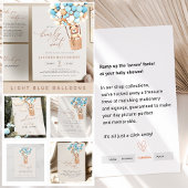 早く待てよ！ベビーシャワー招待状 招待状