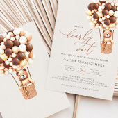 早く待てよ！ベビーシャワー招待状 招待状