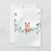 早く待てよ！ベビーシャワー招待状 招待状 (裏面)