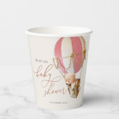 早く待てよ！ベビーシャワー紙カップ 紙コップ (正面)