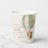 早く待てよ!ベビーシャワー紙カップ 紙コップ (正面)