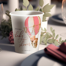 早く待てよ!ベビーシャワー紙カップ 紙コップ