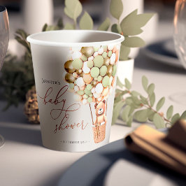 早く待てよ！ベビーシャワー紙カップ 紙コップ