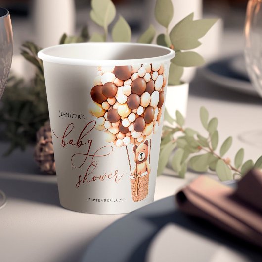 早く待てよ！ベビーシャワー紙カップ 紙コップ