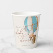 早く待てよ！ベビーシャワー紙カップ 紙コップ (正面)