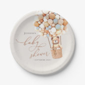 早く待てよ!ベビーシャワー紙プレート ペーパープレート (正面)