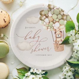 早く待てよ！ベビーシャワー紙プレート ペーパープレート