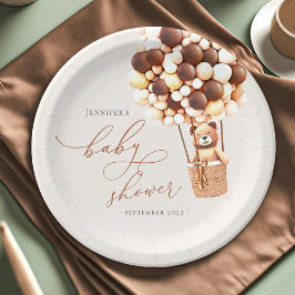 早く待てよ！ベビーシャワー紙プレート ペーパープレート