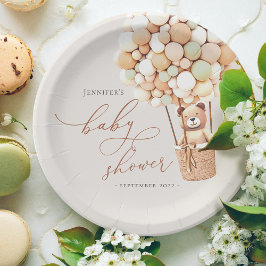 早く待てよ！ベビーシャワー紙プレート ペーパープレート