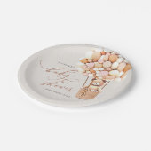 早く待てよ！ベビーシャワー紙プレート ペーパープレート (アングル)