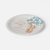 早く待てよ!ベビーシャワー紙プレート ペーパープレート (アングル)