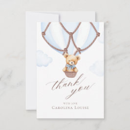 早く待てよ!ホットエアバルーンサンキュー サンキューカード